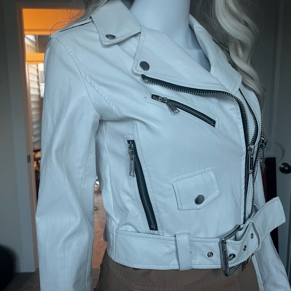Michael Kors leather jacket xxs - Picture 6 of 6